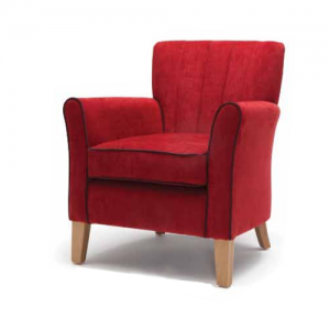 Macney Interiors supply Care Home Lounge chairs, wide choice of fabric finishes.