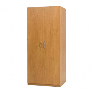 Care Home Double Wardrobe, available with different internal fitments. The Buttermere range is part of Macney Interiors care home furniture range. It features locking draws as well as a number of layout options.
