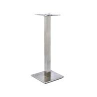 Harvey stainless Steel Small Poseur Table Contemporary design for bistro and hotel reception areas