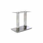 Harvet Stainless Steel Twin Coffee Table Contemporary design for bistro and hotel reception areas