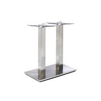 Harvey Stainless Steel Twin Dining Table ideal for comtempory dining areas